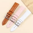 thumbnail image 3 of 10mm Genuine Leather Calfskin Strap 10/12/13/14/15/16/17/18/19/20/21/22/24mm Universal Watchband Slub Pattern Watch Accessories, 3 of 6
