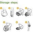 thumbnail image 6 of GVDV Portable Pop up Privacy Tent, Outdoor Camping Bathroom Toilet Shower Tent with Carrying Bag, Green, 6 of 8