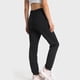 thumbnail image 4 of Pantalones de salón deportivos con cintura elástica, pantalones de correr para mujer, pantalones de entrenamiento para yoga, pantalones deportivos con bolsillos, negro S, 4 of 6