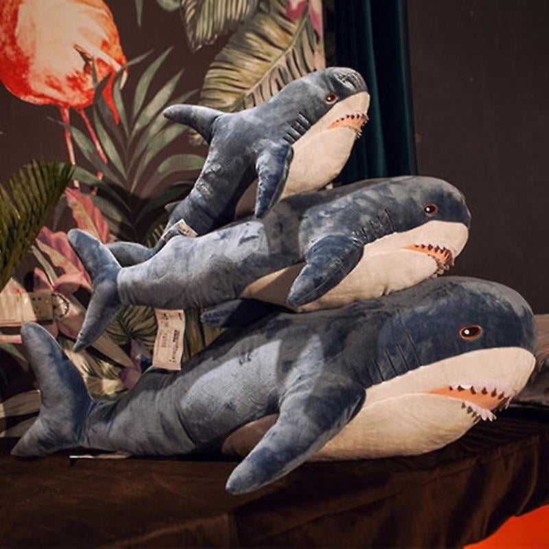Big Giant Shark Plush Soft Skin Semi finished Coat Fish Pillow Walmart