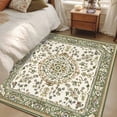 thumbnail image 4 of Sage Green Area Rug 4x6 FT, Non Slip Kids Room Carpet, Southwest Tribal Antique Boho-Chic Heritage Washable Soft Floor Carpet Non-Shedding Throw Rug for Dorm Kitchen Study Room Home Office Bedside, 4 of 9