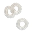 thumbnail image 2 of Scunci Spiral Hair Ties, Clear, 6-Count, 2 of 3