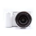 thumbnail image 1 of Sony Alpha ZV-E10 - APS-C Interchangeable Lens Mirrorless Vlog Camera Kit - White, 1 of 6