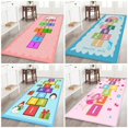 thumbnail image 4 of Hopscotch Kids Runner Rug Soft Plush Play Mat Non-Slip Garden Numbers Collection Educational & Fun Throw Rugs for Boys&Girls Playroom Bedroom Best Gift, 4 of 5