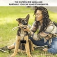 thumbnail image 4 of Paquete de 2 cajas con forma de hueso, bolsas sanitarias para perros, bolsas de basura gruesas impermeables para perros con dispensador, tapas de bolsas sanitarias (rosa, negro) ER, 4 of 5