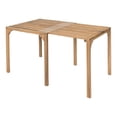 thumbnail image 3 of Riviera Extendable Dining Table Natural Dining Table, Modern Style, Solid Acacia Wood rectangular shape tabletop, Solid Acacia Wood, Outdoor Dining, 3 of 12