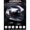 thumbnail image 4 of Casco de motocicleta, casco integral de motocicleta con Bluetooth para hombres y mujeres, superposición de certificación 3C, universal para todas las estaciones, 4 of 5
