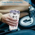 thumbnail image 5 of 20oz Tumbler with Straws Lids,Dog Mom Gifts For Women & Mothers Day Gifts For Dog Mom - Birthday Gifts for Mom From Daughter Son Dog Lover Gifts Mugs,Dog Mom Paw, 5 of 7