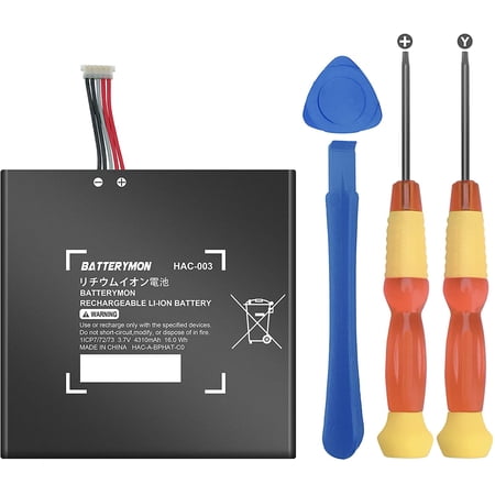 HAC-003 3.7V 16Wh Battery Repalcement Compatible with Nintendo Switch 2017 Game Console HAC-001 HAC-A-BPHAT-C0 HAC-S-JP/EU-C0
