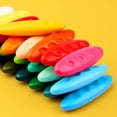 thumbnail image 3 of Peanut Plastic Crayons Set Washable Non Toxic For Kids Painting 12 Colors, 3 of 6