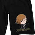 thumbnail image 6 of Jujutsu Kaisen Chibi Kugisaki Men's Black Sleep Pajama Shorts-Medium, 6 of 7