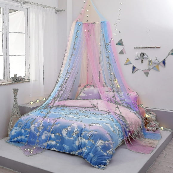 Bed Canopy With Lights Bed Canopy Curtains For Girls Toddler Bed Canopy For Girls