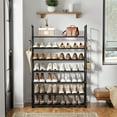 thumbnail image 4 of BGTREND 7 Tiers Shoe Rack Shoe Storage Organizer 25-30 Pairs Joinable Utility Metal Shoe Shelf for Entryway Hallway Closet (46.5 inches, Black), 4 of 7
