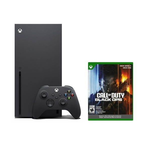 Xbox Series X - Gaming Console - 1TB SSD PLUS Call of Duty®: Black Ops 7 - Cross-Gen Bundle - Xbox Series X and Xbox One, Bundle