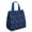 Dark Blue Dinosaur, variant on Dark Blue Dinosaurs Palms Clouds Pattern Insulated Lunch Bag for Women & Adults,Large Portable Soft Cooler Lunch Bag,Thermal Food Storage Tote with Pearl Cotton,8.66L,8.75x5.75x9.5 Inch