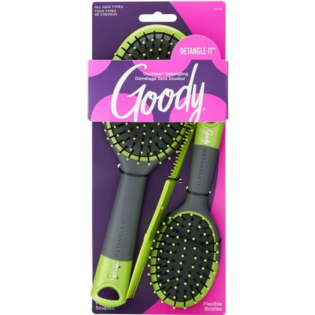 Goody Detangle It Hair Brush and Comb Combo - 3ct