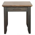 thumbnail image 6 of Steve Silver Bear Creek Rustic Wood End Table, Chocolate Brown, 6 of 9