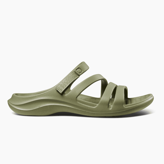 Joybees Women's Lakeshore Sandal Solid Dusty Olive/Dusty Olive Women's Size 6