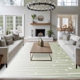 thumbnail image 3 of 6'x9' Area Rugs, Sage Green Indoor Outdoor Area Rug for Living Room Bedroom, Floral Stripe Gradient Simple Branch Texture Washable Bathroom Rugs Kitchen Floor Carpet Mats Home Decor Aesthetic, 3 of 8