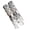 Silver, variant on SPRING PARK 1 Pair Aluminum Alloy Pegs Bike Cycling Bicycle Rear Stunt Foot Pegs Socles Pedals