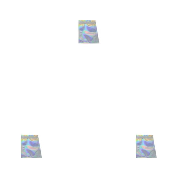 Matsuzay 100 Uds bolsa de paquete de papel de aluminio soportes de polvo cosmético bolsas de paquete Ziplock con contenedor de envoltura de Type1 NO1