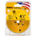 thumbnail image 4 of Dewalt Guaranteed Tough D180068 Bi-Metal Hole Saw, 4-1/4in Dia, High Speed Steel, 4 of 5