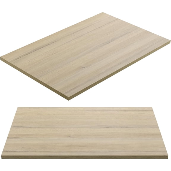 Kaboon 30x20 inch Universal Table Top, Pack of 2, Oak