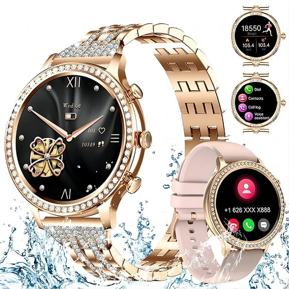 Smart Watch for Women(Answer/Make Call) Smart Watch for Android Phones and iOS 1.32" HD Full Touch Screen