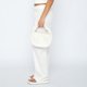 thumbnail image 4 of Pantalones casuales con cierre de cremallera Estilo básico Traje diario elástico para mujer Kuymtek Blanco T XL para Mujer, 4 of 6