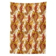 thumbnail image 2 of Asian Outdoor Tablecloth, Traditional Asian Paisley in Colors Floral Ornamental Religious Cultural Art, Decorative Washable Fabric Picnic Tablecloth, 58 X 120 Inches, Orange Yellow Red, by Ambesonne, 2 of 2