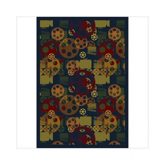 Blockbuster 7'8" x 10'9" Area Rug In Color Multi