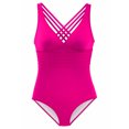 thumbnail image 3 of Finelylove Swimsuits For Women Tummy Concealing Halter Bra Style Bikini Pink M, 3 of 8
