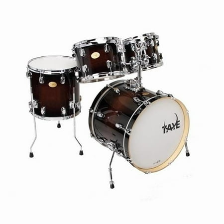 Taye PS420JK-SPK-WB 4 Piece 20 in. ParaSonic Drum Shell Pack, Walnut Burst