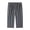 Dark GrayF0512&18, variant on Garbnen Men Capri Pants Quick Dry Ice Silk Straight Leg Men's Running Pants Lightweight Elastic Waist Baggy Stretch Gym Fitness Trousers for Men with Zipper Pockets