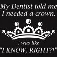 thumbnail image 3 of CafePress - I Needed A Crown Women's Dark T Shirt - Women's Traditional Fit Dark T-Shirt, 3 of 4