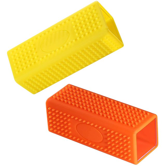 2-pack perro mascota gato removedor de pelo para coche muebles alfombra sofá hueco cepillo limpiador de goma Feliz Sencillez