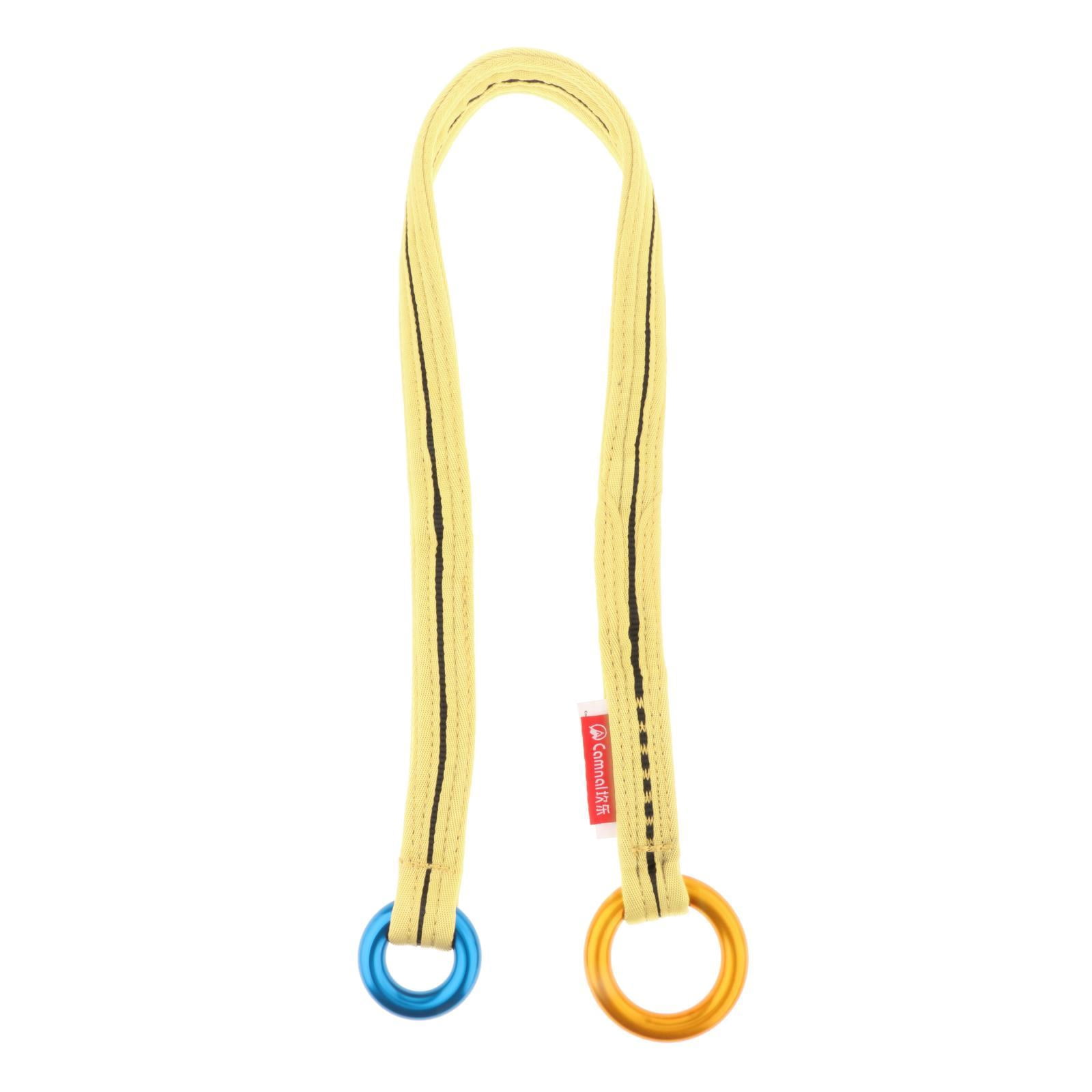 Nishiyuenyi Tree Arborist Friction Saver, Retrievable Anchor, Durable Climbing Rope And Camp Cambium Saver for Rock Climbing Hiking Camping Outdoor Exploring , Yellow 120cm
