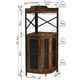 thumbnail image 2 of Gabinete de Bar Esquinero con Soporte para Copas y Puerta de Malla, Mueble para Licores y Bebidas, Mini Cantina con Repisa para el Hogar, 2 of 9