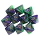 thumbnail image 2 of Conjunto de 10PCS 8 D8 Poliédrico Dados de Acrílico para Mazmorras y Dragones DND RPG MTG Juegos púrpura Hugo Dado, 2 of 7