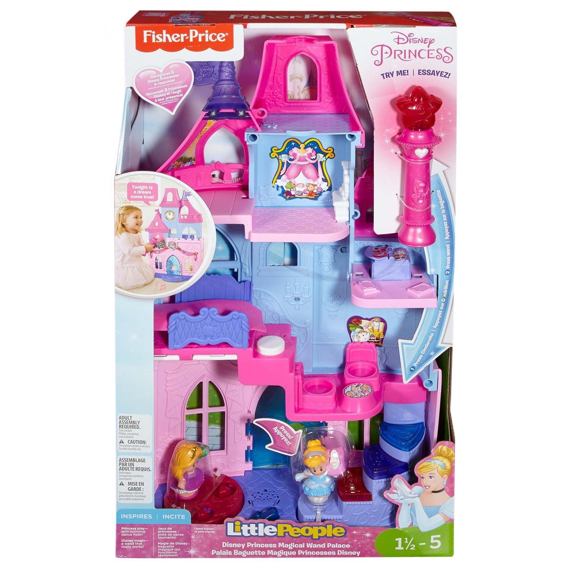 Little People Disney Princess Magical Wand Palace Playset Fisher 