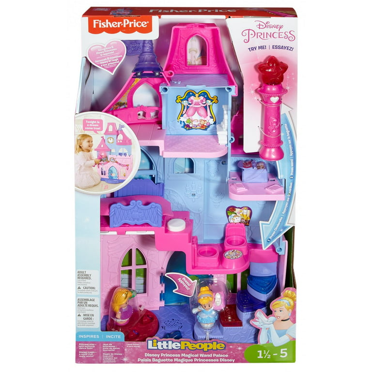 Little People Fisher-Price Disney Princess Magical Wand Palace Doll Playset  