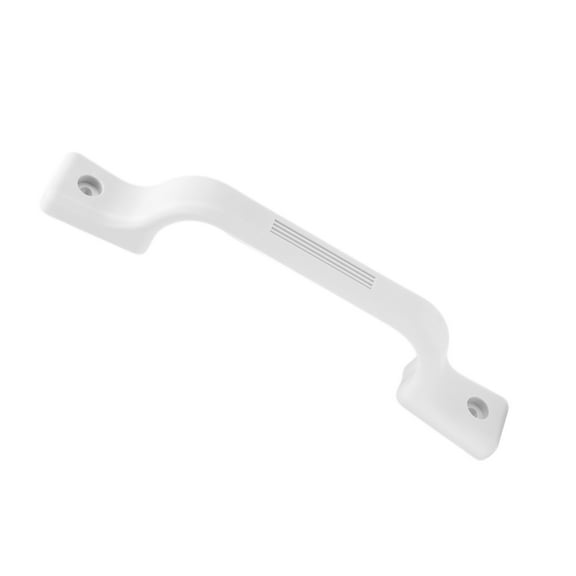 Plastic Grab Handle, Insulates Heat White  RV Assist Bar For Travel Trailers For Campers For Motor Home For Fifth Wheel Trailers