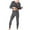 Dark Gray, variant on ZyeKqe Mens Thermal Underwear Long Johns Base Layer Crewneck Top Bottom Sets Fleece Lined Loungewear Pjs Outfits