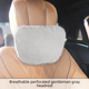 thumbnail image 3 of Cojín para el cuello de Mercedes Clase S, cojín de cuero transpirable para asiento de coche, reposacabezas para BMW Serie Z, Mercedes Serie V, 3 of 5