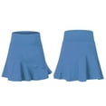 thumbnail image 4 of Falda corta deportiva para mujer Falda holgada de dos piezas antipeep y de secado rápido para correr Fitness Culottes Falda de tenis Wmkox8yi  FGJ318, 4 of 9