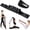 Gray, variant on Fitness Resistance Band for Stretching and Yoga, Numbered Resistance Bands for Glutes, 8-Section Elastic Training Bands with Handles for Yoga, Stretching, Pilates, Fitness