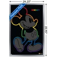 thumbnail image 3 of Disney Mickey Mouse - Rainbow Outline Wall Poster, 22.375" x 34" Framed, 3 of 6