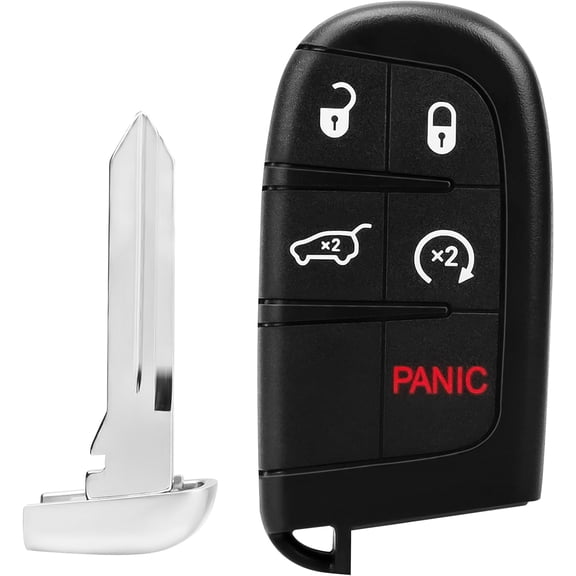 Easy to Use Smart Key Fob Fit for Chrysler 300 Challenger Charger Dart 2011 2012 2013 2014 2015 2016 2017 2018, Keyless Entry Remote Control, Replaces M3N-40821302 812A-40821302