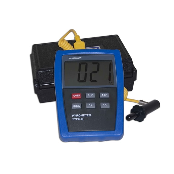 INTERCOMP Digitial Pyrometer w/Probe and Case partNumber: 360012