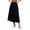 Black, variant on Bxsruta Womens Midi Skirt Pleated Long Skirts Casual Workwear Daily Outfits